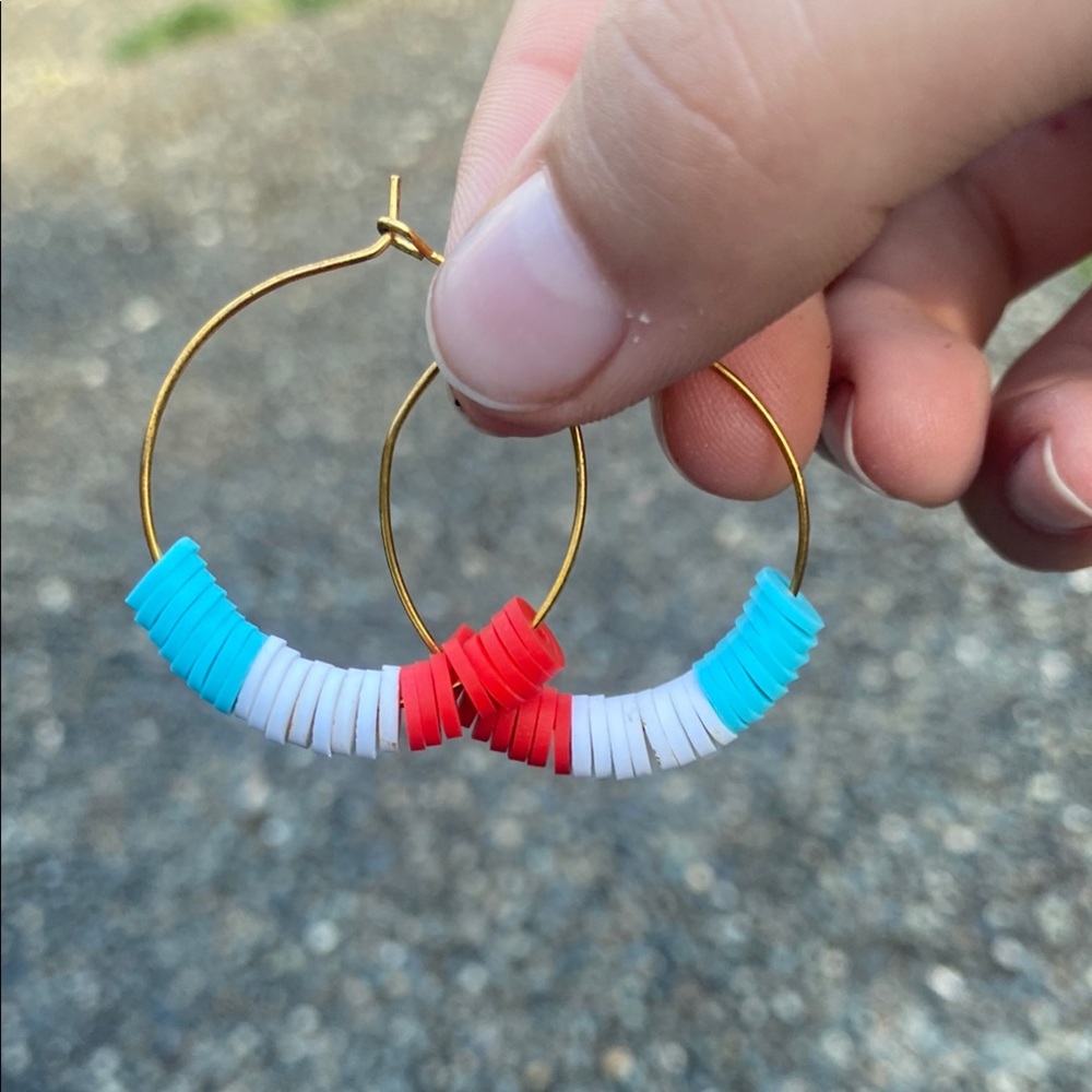 Colorful Hoop Earrings